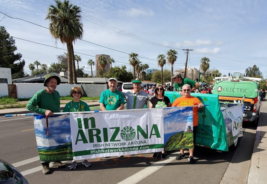 INAZ members at the 2023 St. Patrick's Day Parade